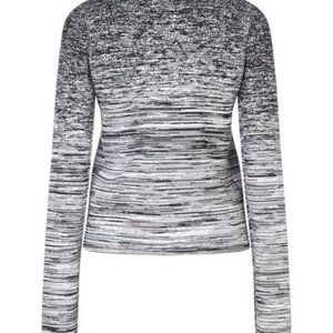 Alexander Wang Abstract Striped Black and White Sweater
